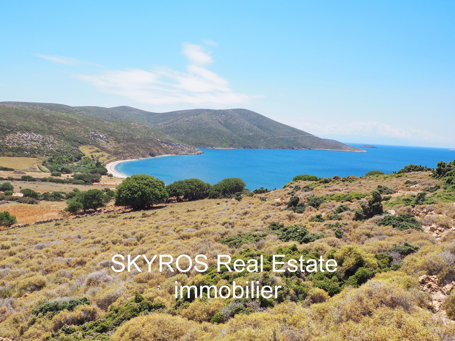 120m2 magical Turquoise SKYROS real estate immobilier